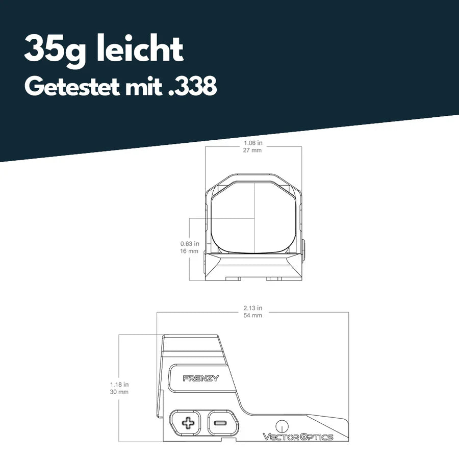 Vector Optics Frenzy 1x20x24 til CZ Shadow 2 OR