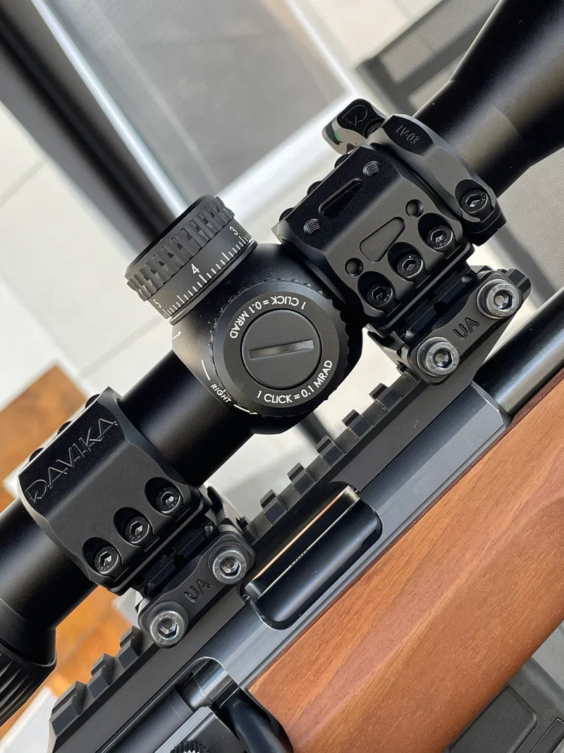 34 mm kikkertmontageringe | Picatinny base