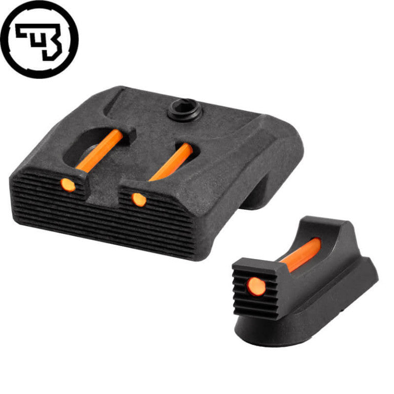CZ 75B, CZ P-01, CZ 75 SP-01 fast sigtemiddelsæt med fiberoptik | type B