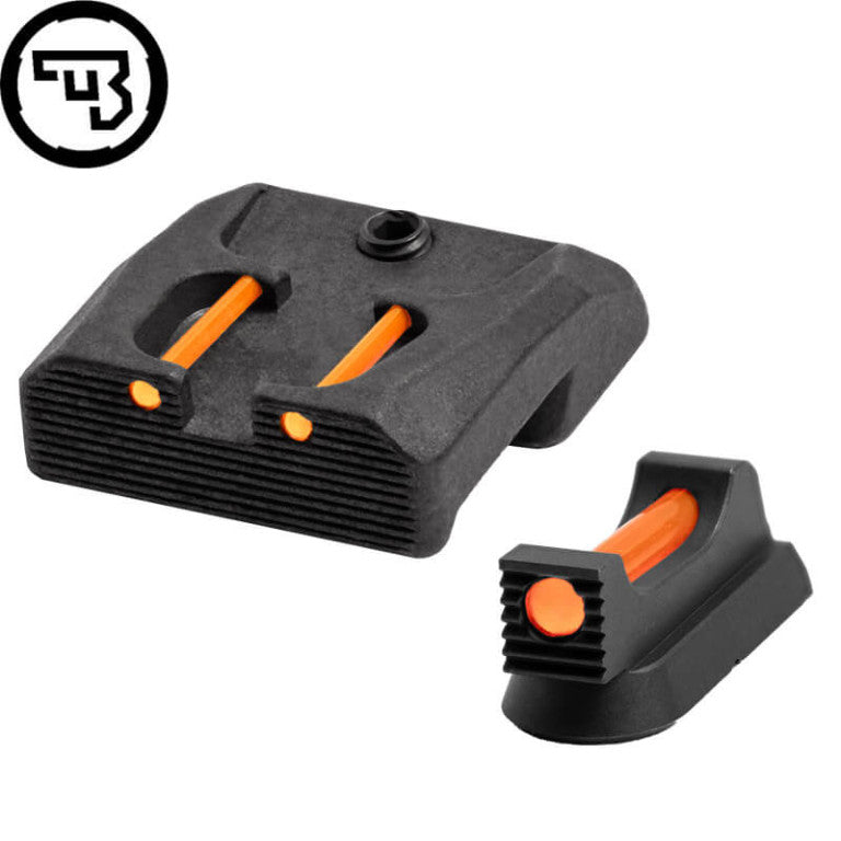 CZ 75B, CZ P-01, CZ 75 SP-01 fast sigtemiddelsæt med fiberoptik | type B
