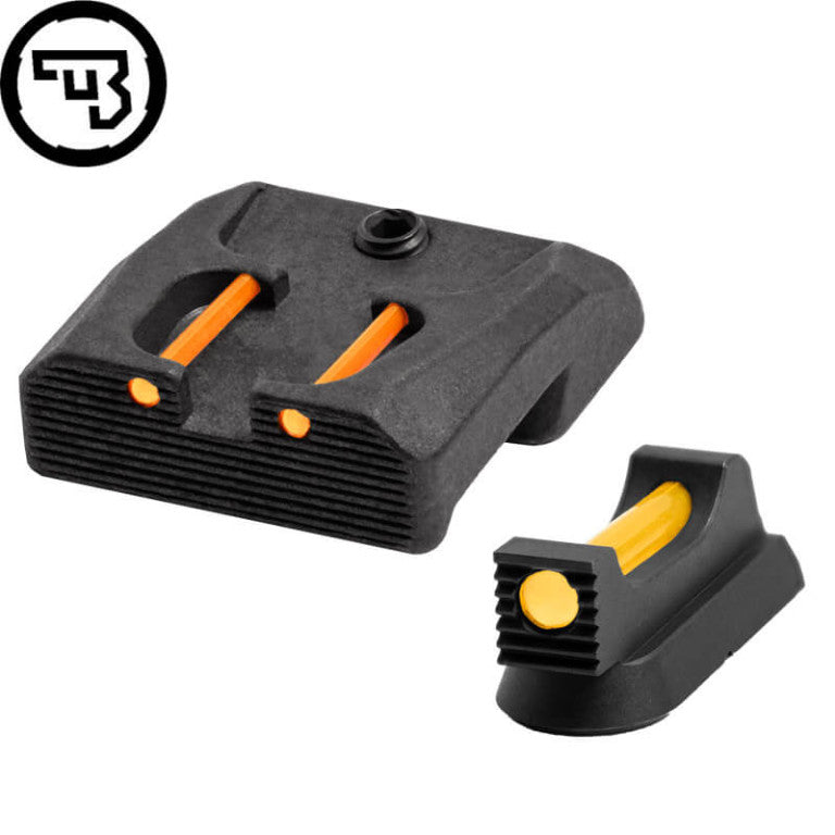 CZ 75B, CZ P-01, CZ 75 SP-01 fast sigtemiddelsæt med fiberoptik | type B