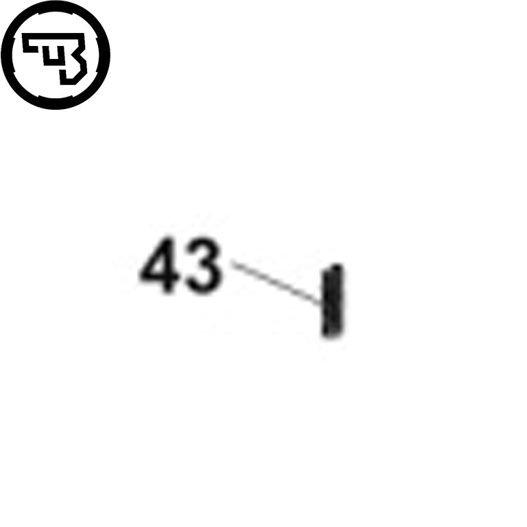 CZ Scorpion Evo pistol slide stop fjeder | del #43