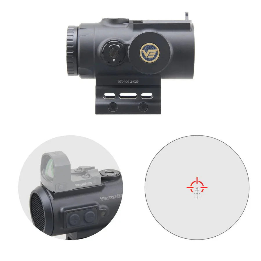 Vector Optics Paragon 4x24 ultrakompakt prisme riffelkikkert Vector Optics