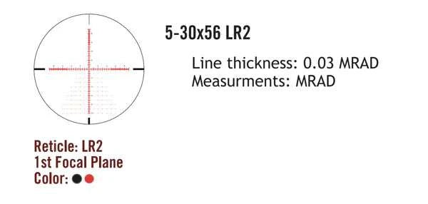 Sightmark Presidio 5-30x56 LR2 FFP riffelkikkert