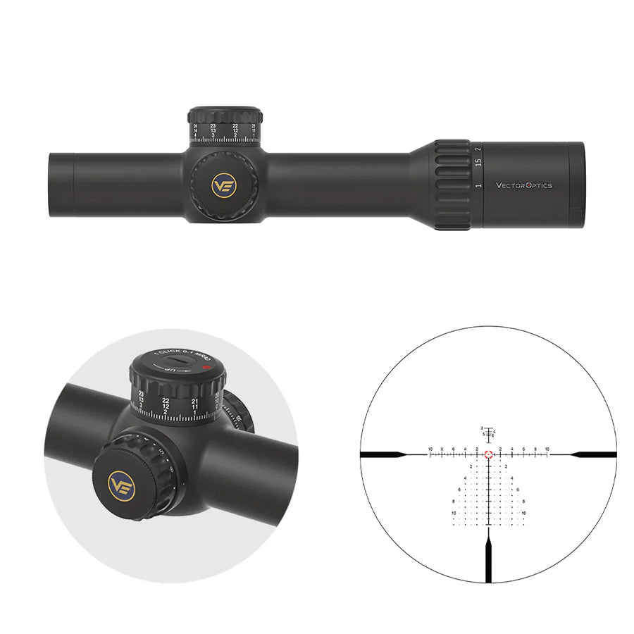 Vector Optics Continental x10 1-10x28 ED RAR-C kikkertsigte