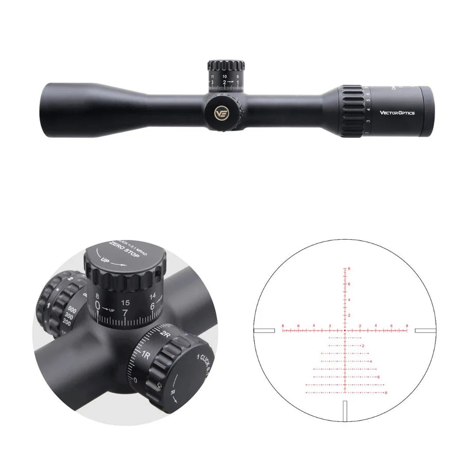 Vector Optics Continental x8 2-16x44 ED Tactical riffelkikkert