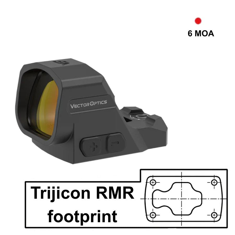 Vector Optics Frenzy 1x24x29 GenII 6 MOA rødpunktsigte