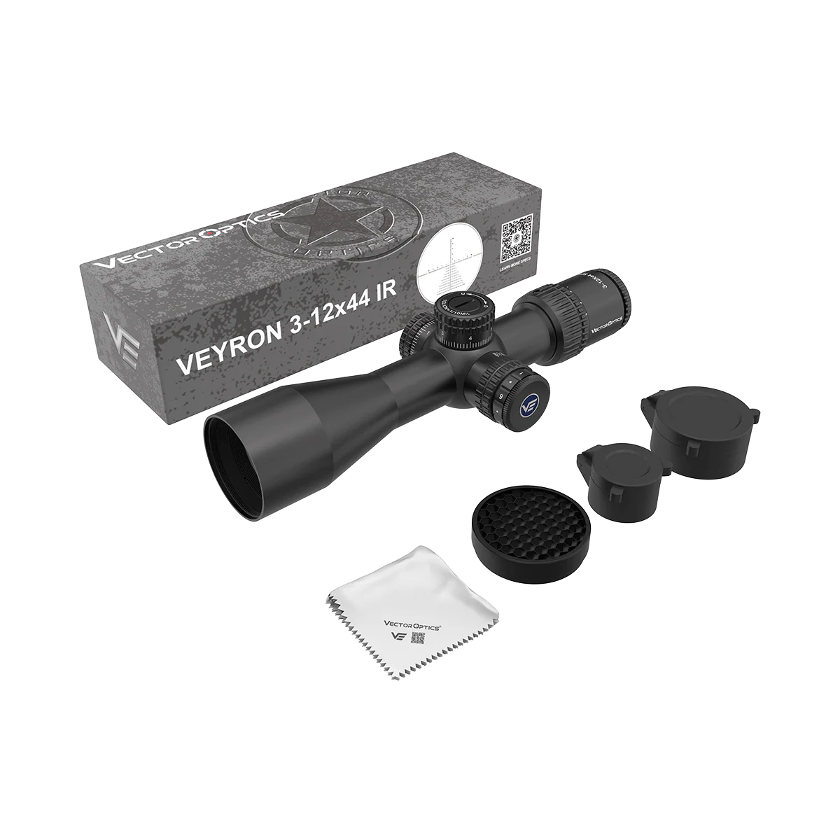 Vector Optics Veyron 3-12x44IR SFP kompakt riffelkikkert Vector Optics