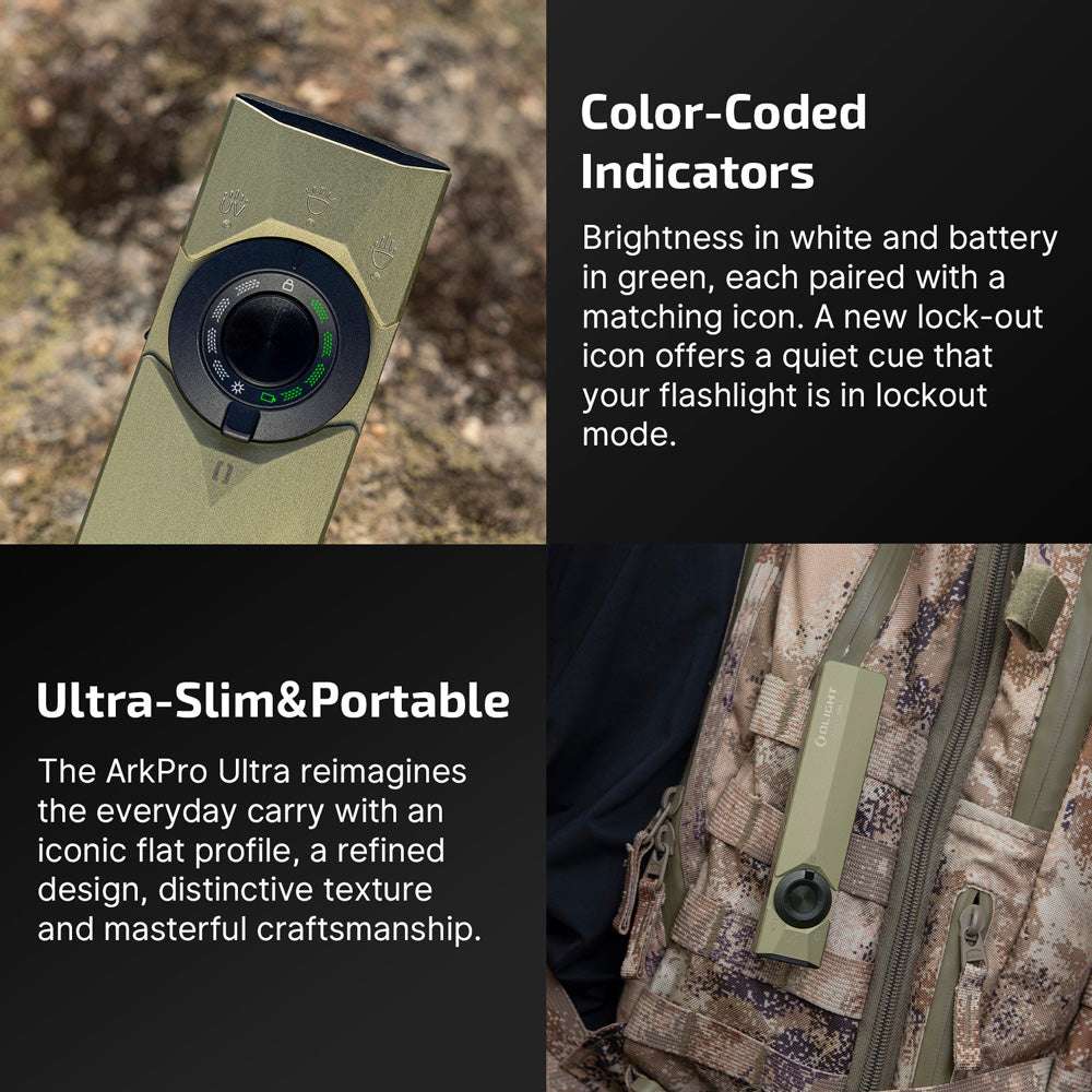 Olight ArkPro Ultra | flad 4-i-1 EDC lygte | 1.700 lm