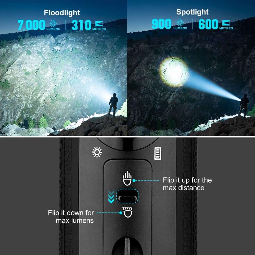 Olight Marauder Mini | flerfarvet genopladelig lygte | 7.000 lm