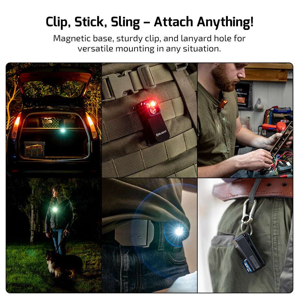 Olight Oclip Pro | multifunktionel clip lygte | 500 lm