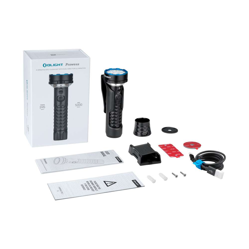 Olight Prowess | lygte med tovejs belysning | 5.000 lm