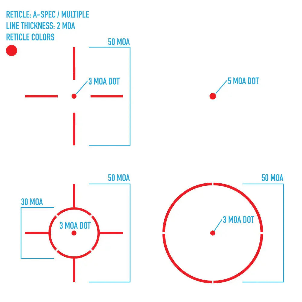 Sightmark Ultra Shot A-Spec Reflex Sight rødpunktsigte Sightmark