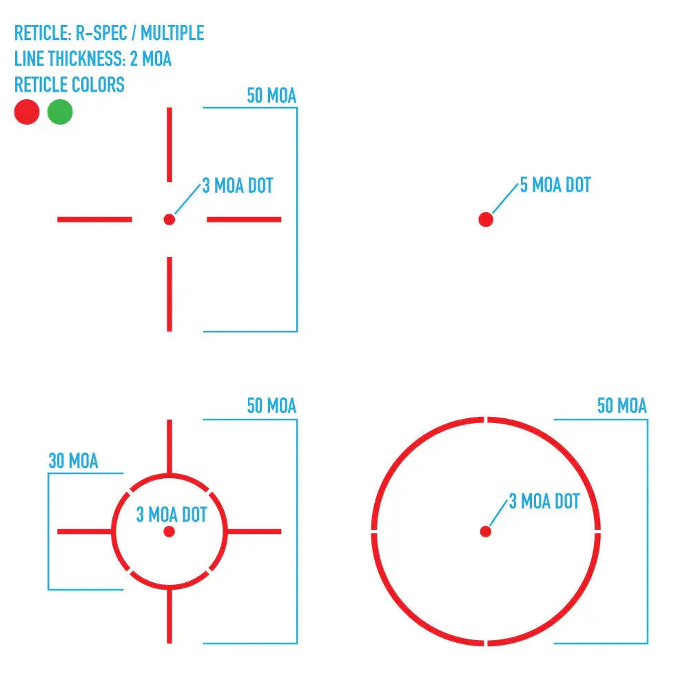 Sightmark Ultra Shot R-Spec Reflex Sight rødpunktsigte Sightmark