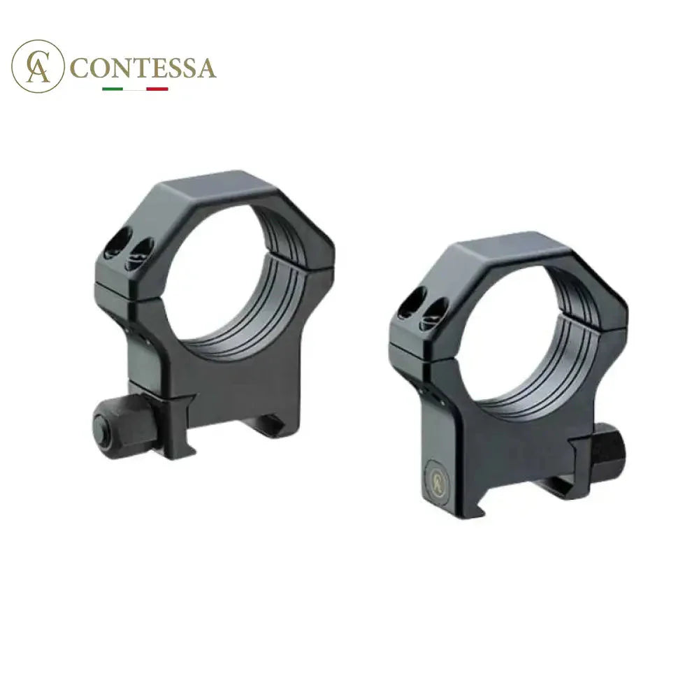 30mm kikkertmontageringe | Picatinny base med skrueknap Contessa