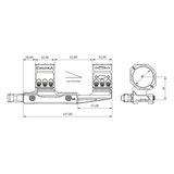30 mm kikkertmontering cantilever | Picatinny QD Ergo-base