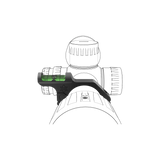 30 mm offset boblevaterpas til riffelsigte
