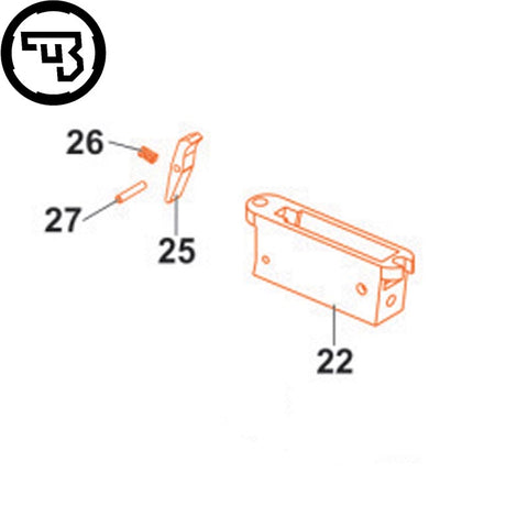 CZ 457 magasin guide komplet
