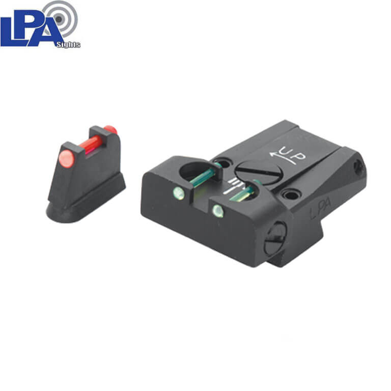 CZ 75B, CZ P-01, CZ 75 SP-01 fuldt justerbart sigtemidlersæt med fiberoptik | LPA