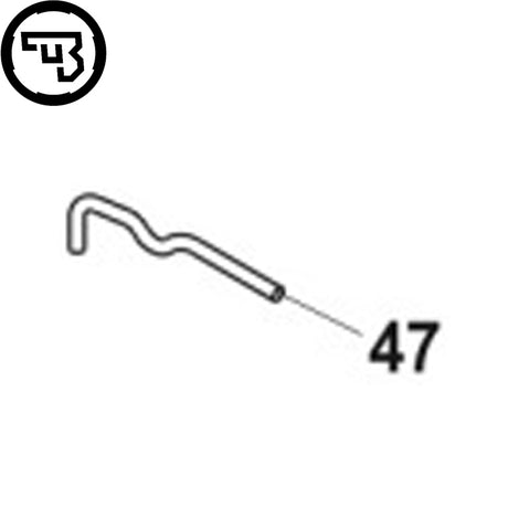 CZ P-07, CZ P-09 slide stop fjeder | reservedel #47