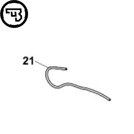 CZ P-10 slide stop fjeder | del #21