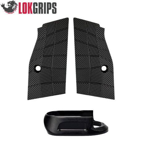 CZ Shadow 2 Compact & Carry korte alu greb & alu magwell | Gridlok_sort