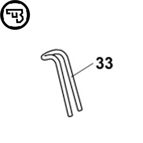 CZ Shadow 2, CZ 75B, CZ 75 SP-01 Shadow magasinfang fjeder | del #33