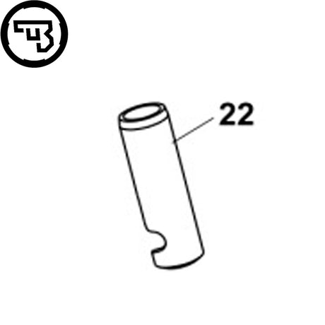 CZ Shadow 2, CZ 75B, CZ 75 SP-01 Shadow hovedfjederprop | reservedel #22