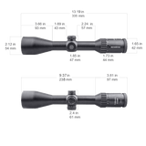 Vector Optics Continental 2-12x50 SFP riffelsigte