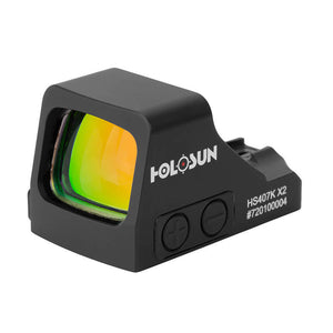Rødpunktssigter med Holosun K-seriens fodaftryk
