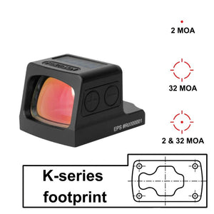 Rødpunktsigter med Holosun K-Series footprint