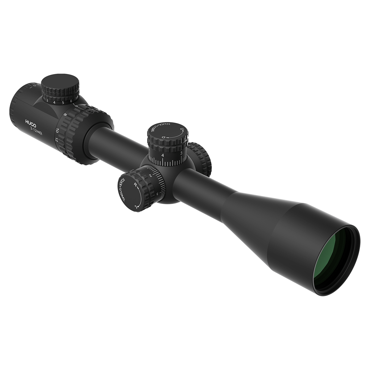 Vector Optics Hugo 3-12x40i Fiber Sigte til riffel 