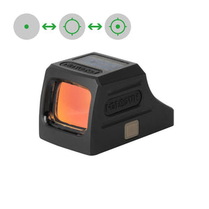 Røde prikker med Holosun K-Series fodaftryk