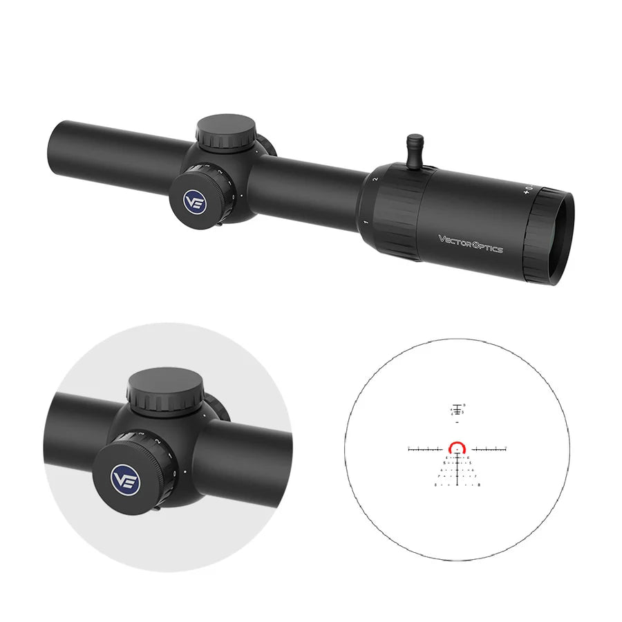 Vector Optics Constantine 1-8x24 FFP RAR riffelkikkert