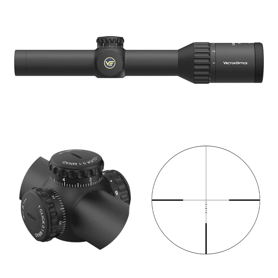 Vector Optics Continental x6 1-6x24 riffelkikkert