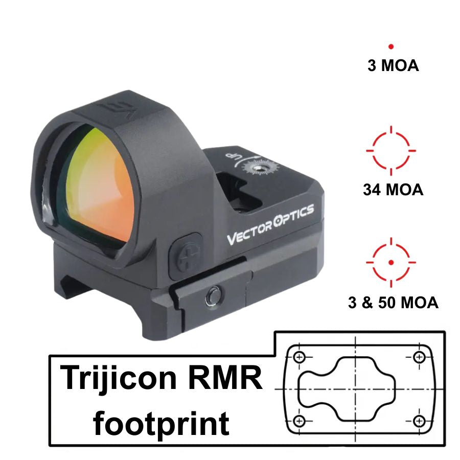 Vector Optics Frenzy 1x22x26 MOS MRS rødpunktsigte
