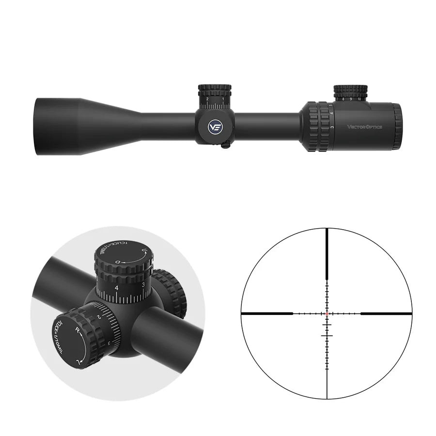 Vector Optics Hugo 3-12x40i Fiber Sigte retikel kikkertsigte