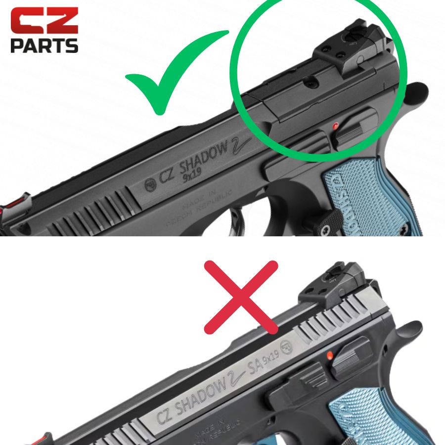 CZ Shadow 2 OR adapterplade | Aimpoint A-CUT footprint