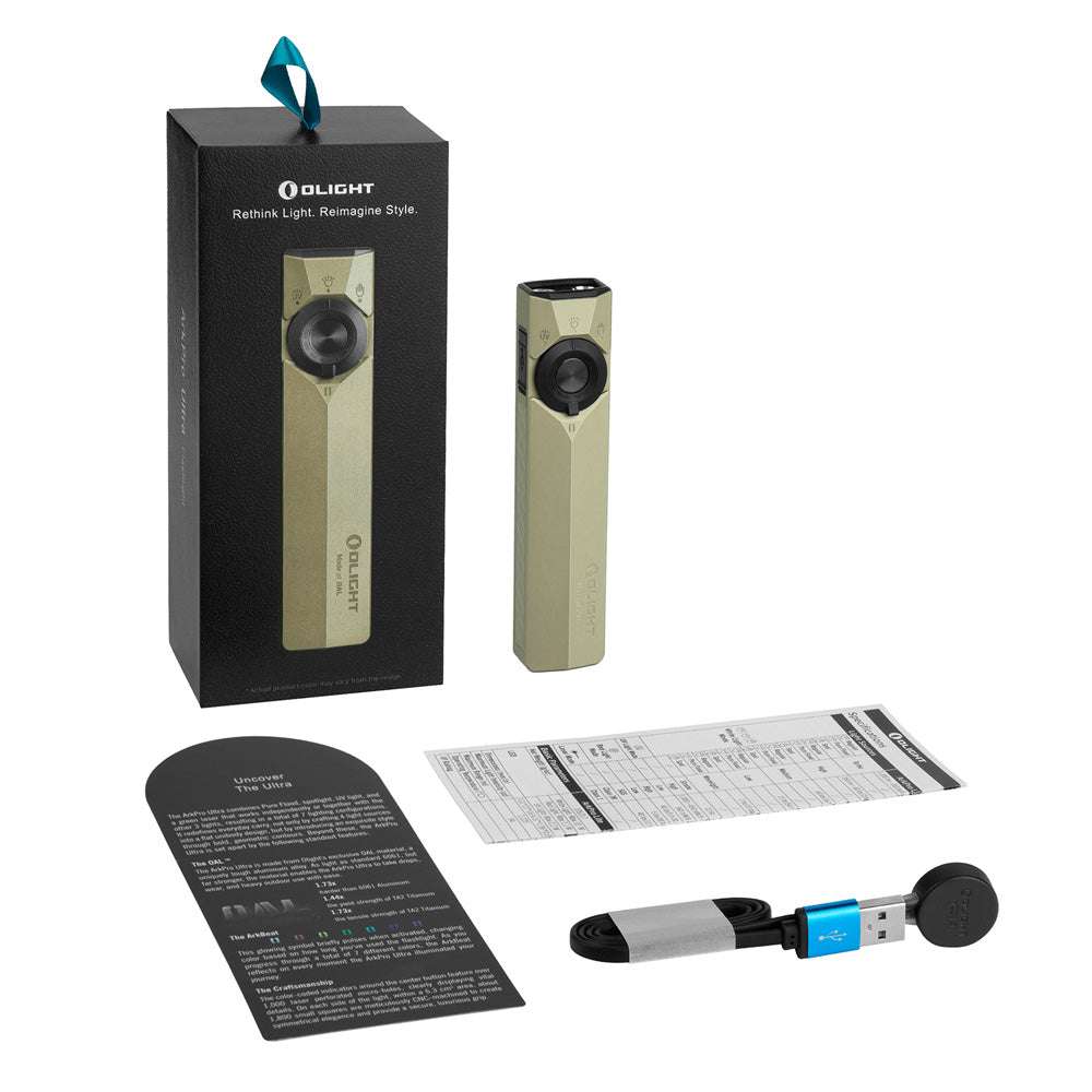 Olight ArkPro Ultra | flad 4-i-1 EDC lygte | 1.700 lm