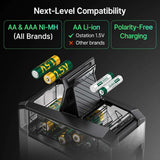 Olight Ostation 2 Pro | smart AA/AAA batterioplader | 3-i-1