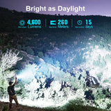 Olight Seeker 4 Pro | kraftig lygte | 4.600 lm
