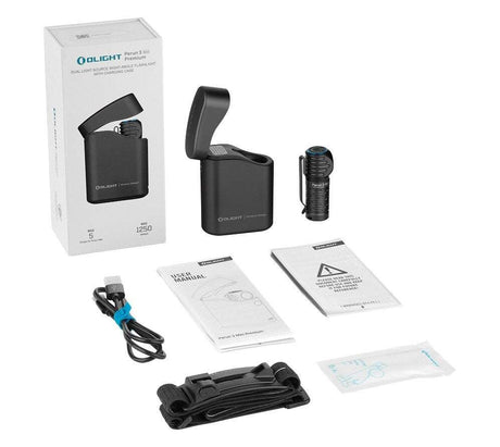 Olight Perun 3 Mini Premium | genopladelig pandelampe | 1.250 lm